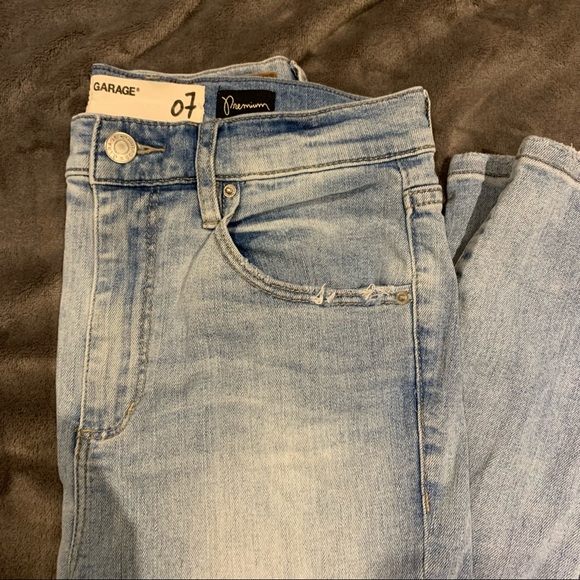 Full length high waisted garage skinny jeans. Size 07 - Picture 2 of 3